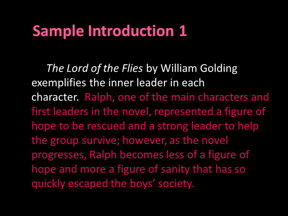 Lord of the Flies Summary